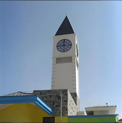4 geconfronteerd Tower Clock